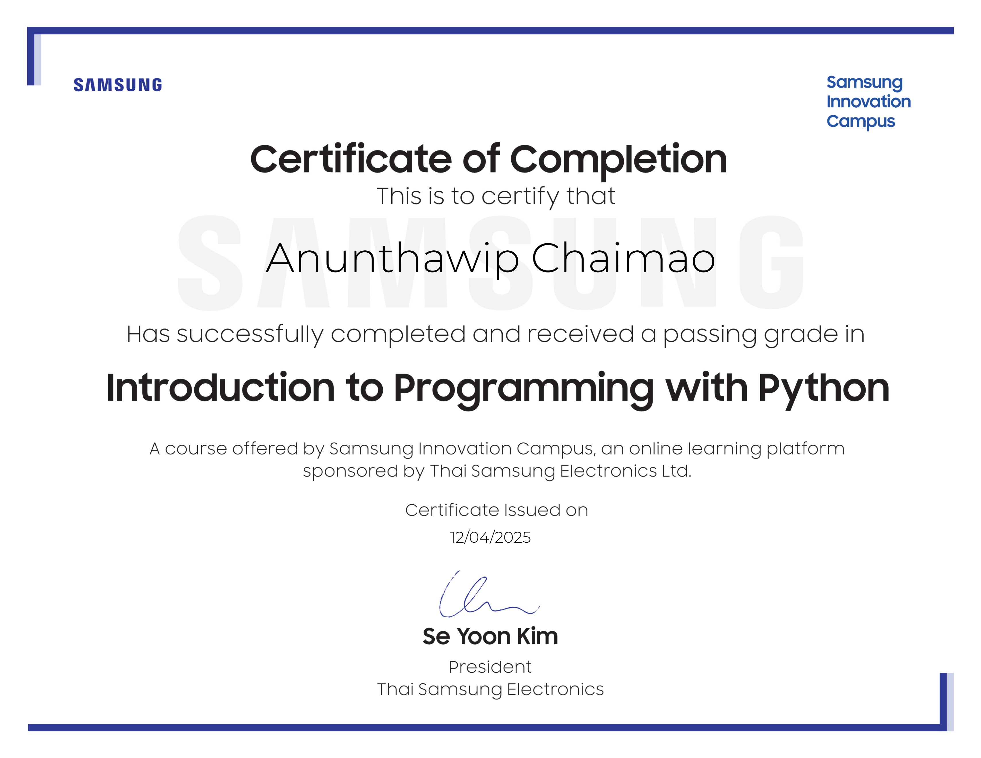 Introduction to Programming with Python